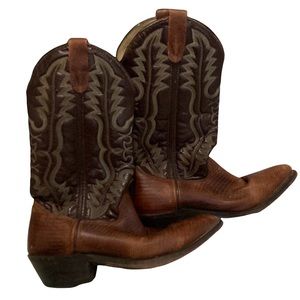 Vintage leather Cowboy boots size 7 D